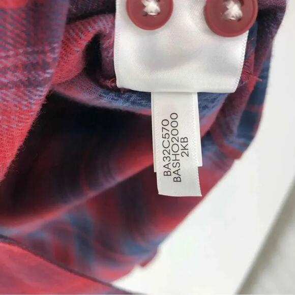 Bass Outdoor Plaid Long Sleeve Flannel Button-Up Shirt Size Large New with Tag - Picture 7 of 10